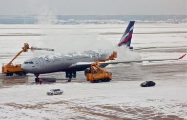 19 самолетов «Аэрофлота» получили повреждения от снегопада