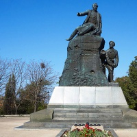 Севастополь. Малахов курган. Памятник Корнилову