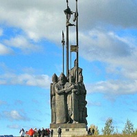 Псков. Монумент «Ледовое побоище»