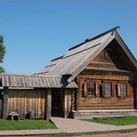 Крестьянская изба в Музее деревянного зодчества