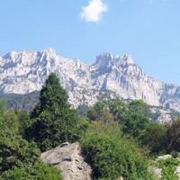 Вид на гору Ай-Петри