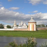 Вид на Спасо-прилуцкий мужской монастырь