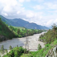 Река Катунь в Чемальском районе