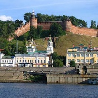 Нижний Новгород. Кремль. Панорама с Волги