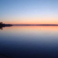 Белая ночь на берегу Онежского озера