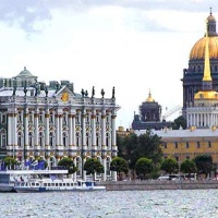 Санкт-Петербург. Вид на Эрмитаж