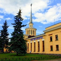 Петрозаводск. Здание железнодорожного вокзала