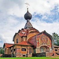 Талашкино. Церковь с мозаикой 