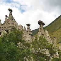 Урочище Ак-Курум. Каменные грибы