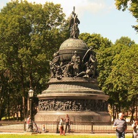 Великий Новгород. Памятник «Тысячелетие России»