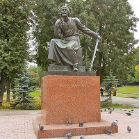 Смоленск. Памятник зодчему Фёдору Коню