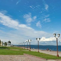 Набережная Онежского озера в Петрозаводске
