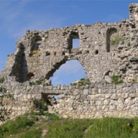 Мангуп-Кале. Руины средневекового города-крепости в Бахчисарайском районе