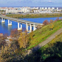 Нижний Новгород. Вид на Метромост