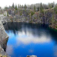 Горный парк «Рускеала». Мраморное озеро