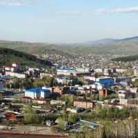 Горно-Алтайск. Вид с горы Комсомольская