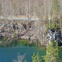 Рускеальские мраморные озера