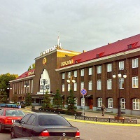 Калининград. Здание Южного железнодорожного вокзала