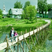 Мост над  речкой
