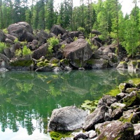 Телецкое озеро. Каменный залив