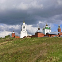 Дмитриево. Дмитриевский монастырь. Панорама