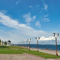 Петрозаводск. Набережная Онежского озера. 