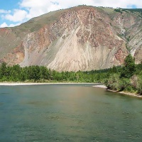 Река Чулышман. Вид на правый берег