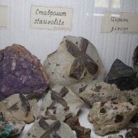 В музее минералов (п.Слюдянка)