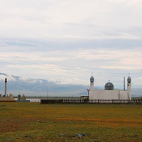 Жана-аул. Мечеть в селе