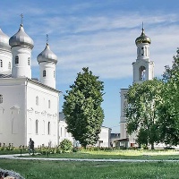 Великий Новгород. Юрьев монастырь. Территория