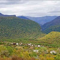 Цебельдинская долина. Панорама