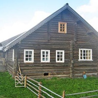 Карельский дом в деревне Кинерма