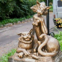 Йошкар-Ола. Скульптура «Йошкина кошка»