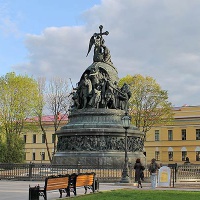 Великий Новгород. Памятник «Тысячелетие России»