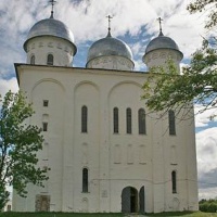 Собор Георгия Победоносца в Юрьевом монастыре Великого Новгорода