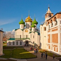 Суздаль. Спасо-Преображенский собор и колокольня Спасо-Евфимиева монастыря