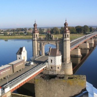 Советск. Мост Королевы Луизы в г. Советске  соединяет Россию и Литву