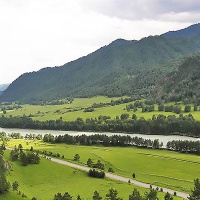 Река Катунь в Чемальском районе