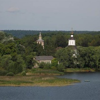 Осташков. Богородицкий Житенный монастырь. Панорама