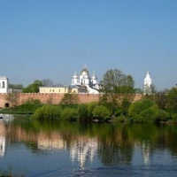 Вид на Новгородский Кремль. Панорама