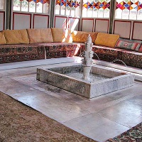 Бахчисарай. Мраморный фонтан в павильоне