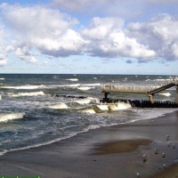 Светлогорск. Балтийское море, шторм