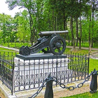 Смоленск. Пушка в Лопатинском саду