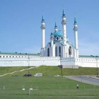 Ансамбль Казанского кремля с видом на мечеть Кол-Шариф