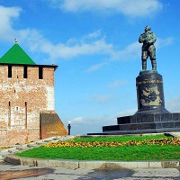 Нижний Новгород. Памятник В.П. Чкалову