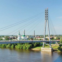 Тюмень. Мост Влюблённых