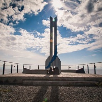 Стела «Самая северная точка Байкала»