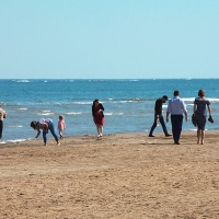 Дербент. На берегу Каспийского моря
