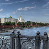 Вид на набережную Московского Кремля
