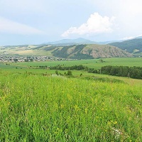 Степные просторы Хакасии